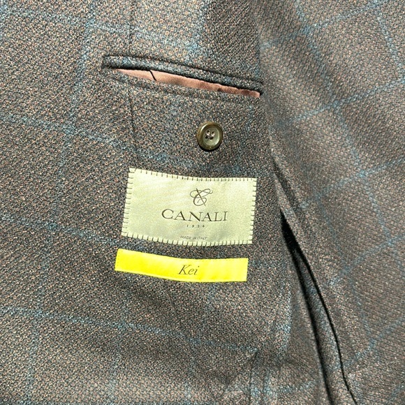 Canali Kei Wool Cashmere Sport Coat 40R - Picture 3 of 8
